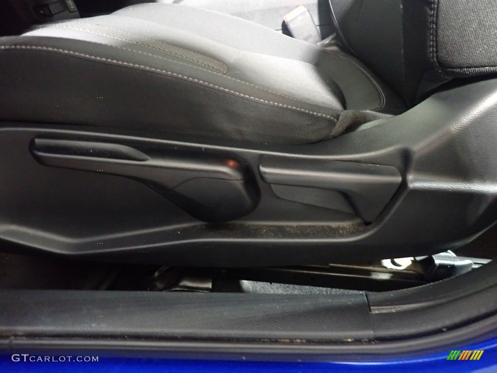 2018 Civic LX Sedan - Aegean Blue Metallic / Black photo #24