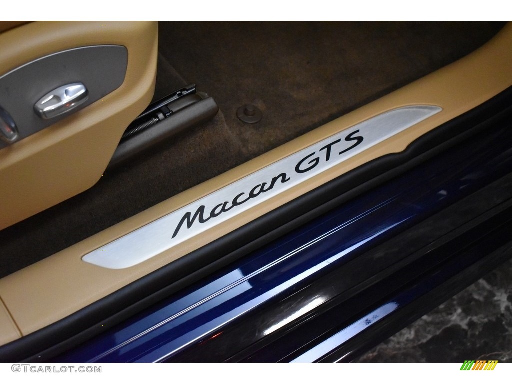 2017 Macan GTS - Night Blue Metallic / Saddle Brown/Luxor Beige photo #22