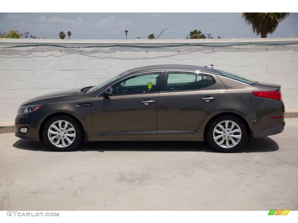 2014 Optima EX - Metal Bronze / Beige photo #8