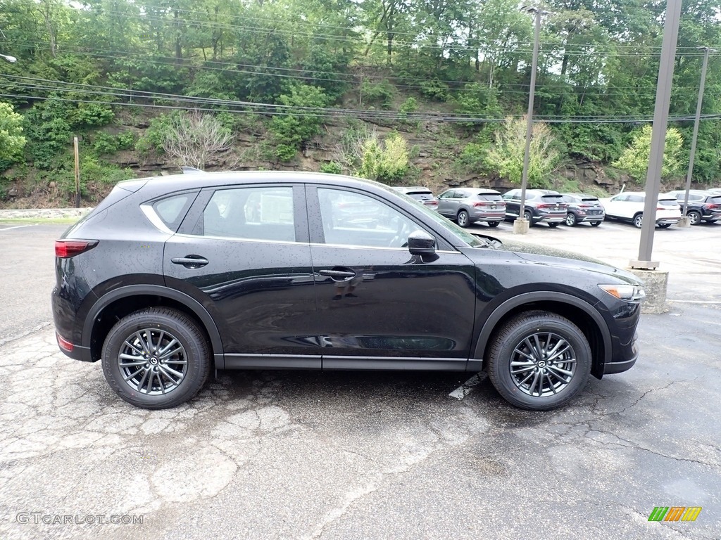 Jet Black Mica 2021 Mazda CX-5 Sport AWD Exterior Photo #142045833