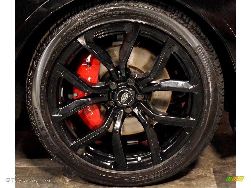 2021 Range Rover Sport SVR Carbon Edition - Santorini Black Metallic / Pimento/Ebony photo #9