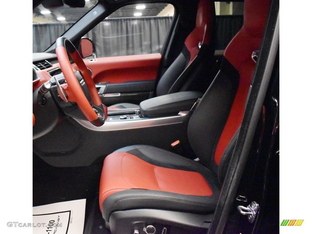2021 Range Rover Sport SVR Carbon Edition - Santorini Black Metallic / Pimento/Ebony photo #11