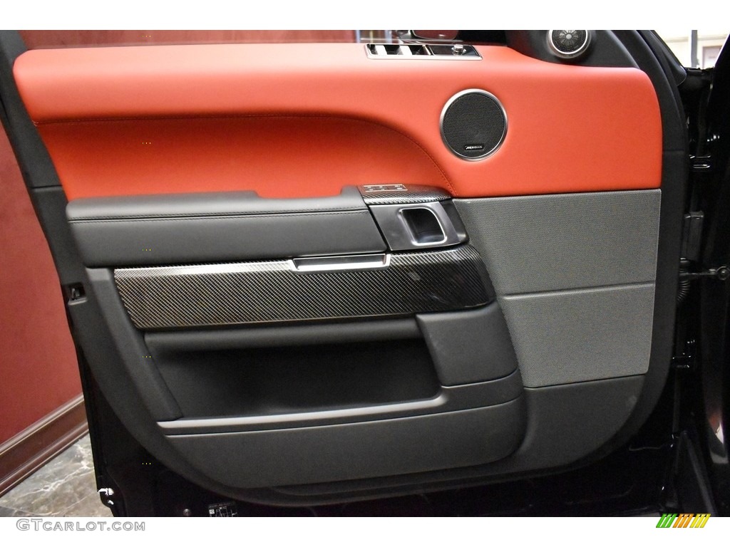 2021 Range Rover Sport SVR Carbon Edition - Santorini Black Metallic / Pimento/Ebony photo #22