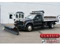 2008 Black Ford F550 Super Duty XL Regular Cab 4x4 Dump Truck #142042393