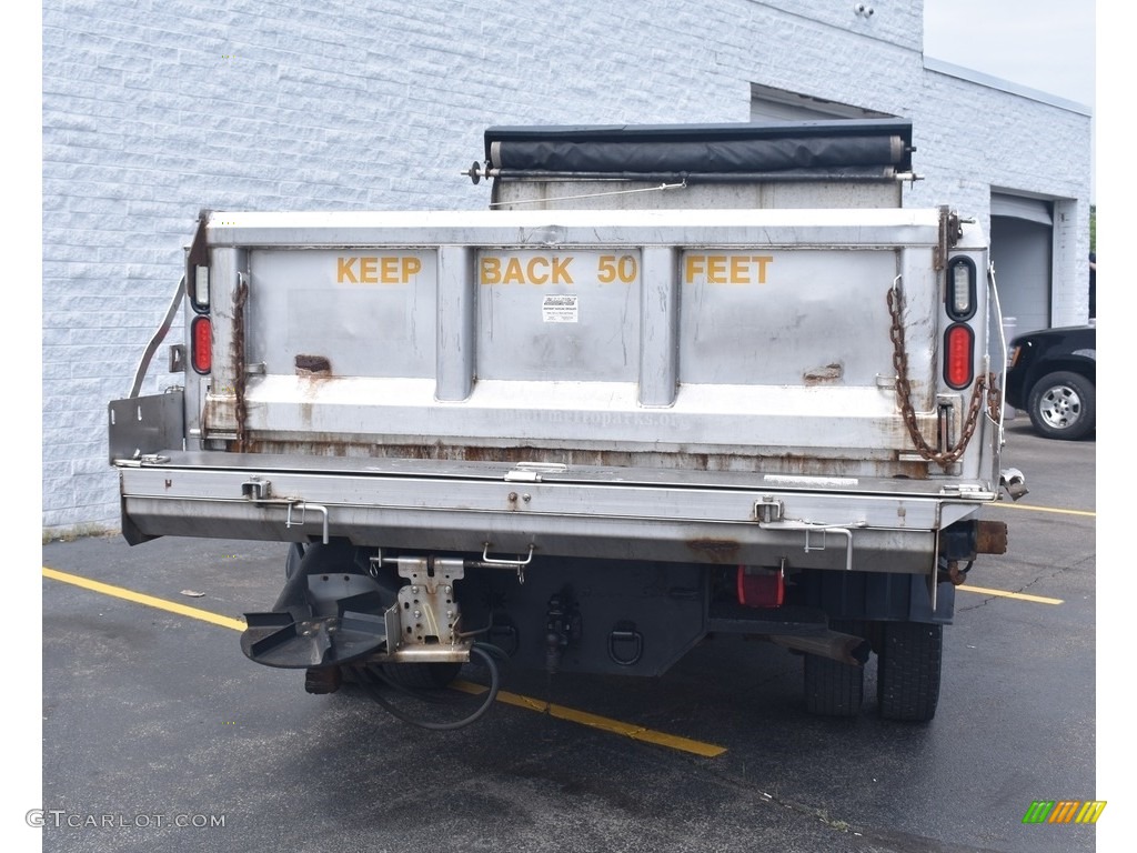 2008 F550 Super Duty XL Regular Cab 4x4 Dump Truck - Black / Medium Stone photo #3