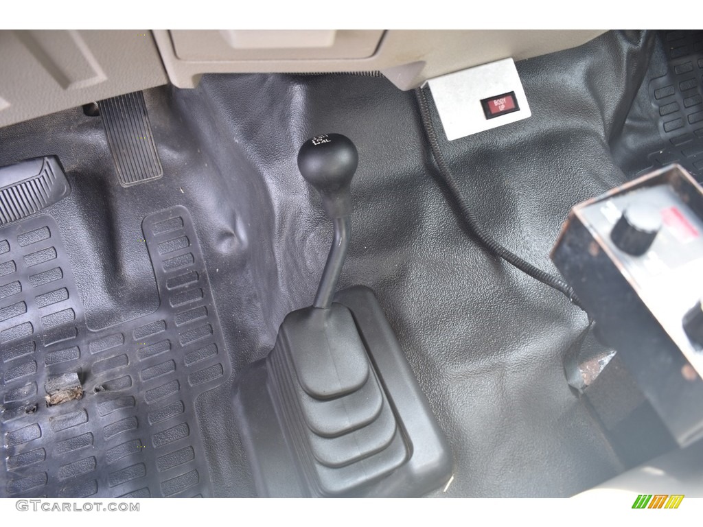 2008 F550 Super Duty XL Regular Cab 4x4 Dump Truck - Black / Medium Stone photo #18
