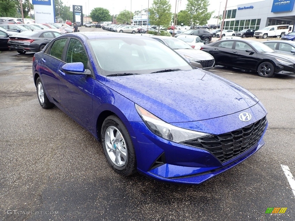 2021 Elantra SE - Intense Blue / Black photo #3