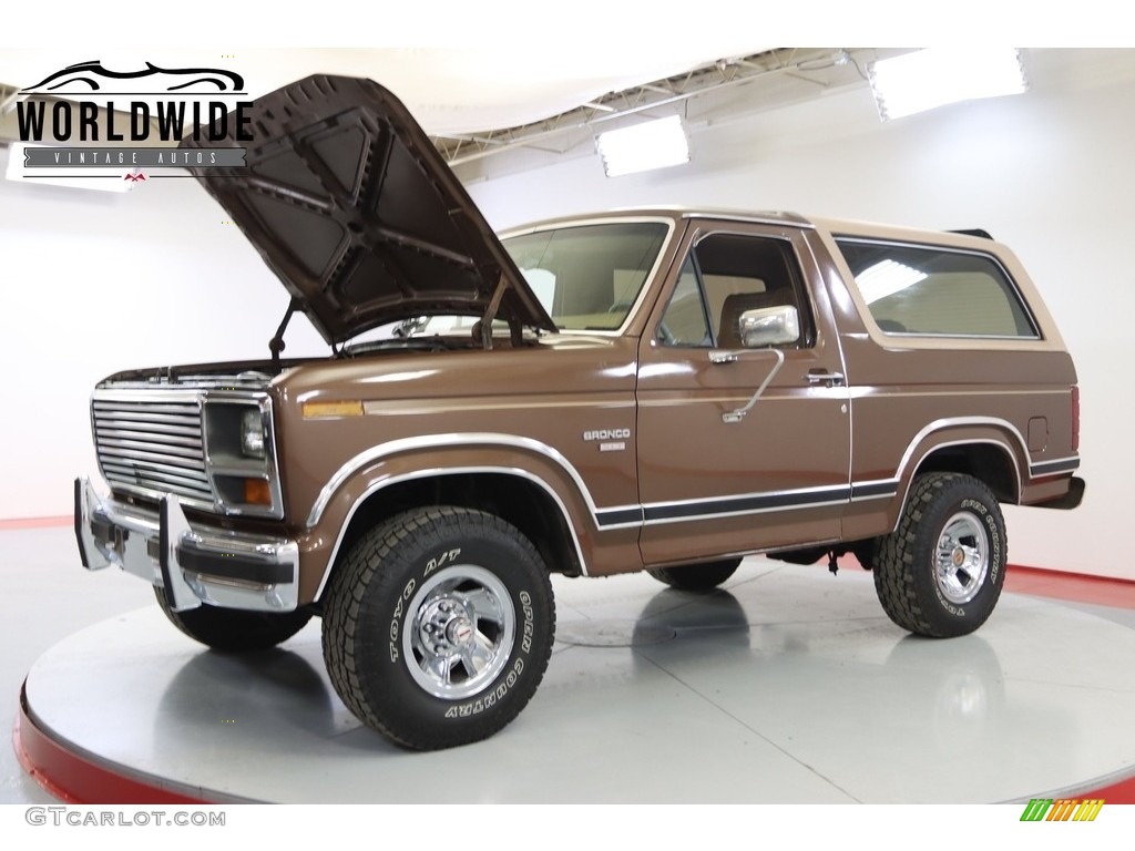 Medium Desert Tan 1984 Ford Bronco XLT 4x4 Exterior Photo #142048228