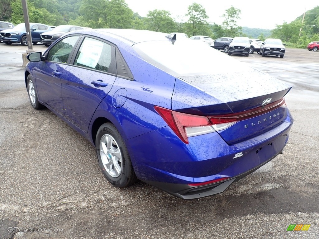 2021 Elantra SE - Intense Blue / Black photo #6