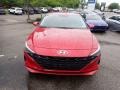 2021 Scarlet Red Pearl Hyundai Elantra SE  photo #4