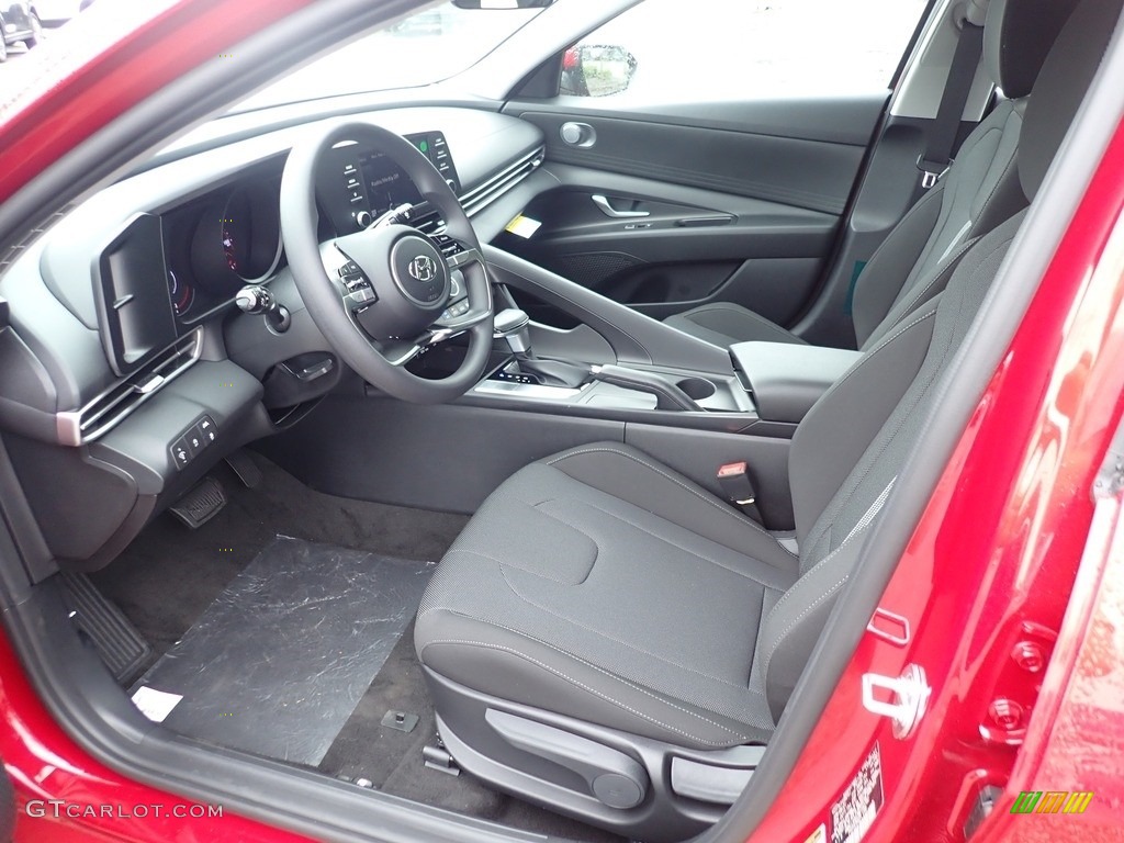 2021 Elantra SE - Scarlet Red Pearl / Black photo #10