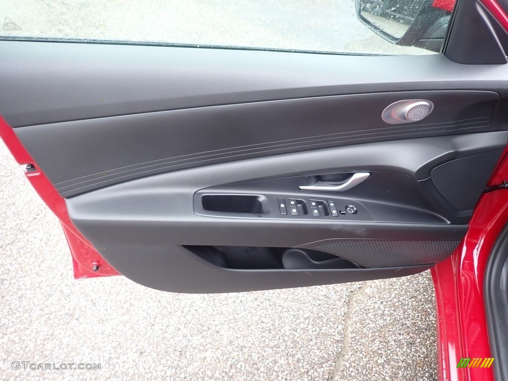 2021 Elantra SE - Scarlet Red Pearl / Black photo #11