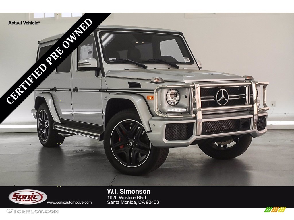 2018 G 63 AMG - Iridium Silver Metallic / designo Black photo #1