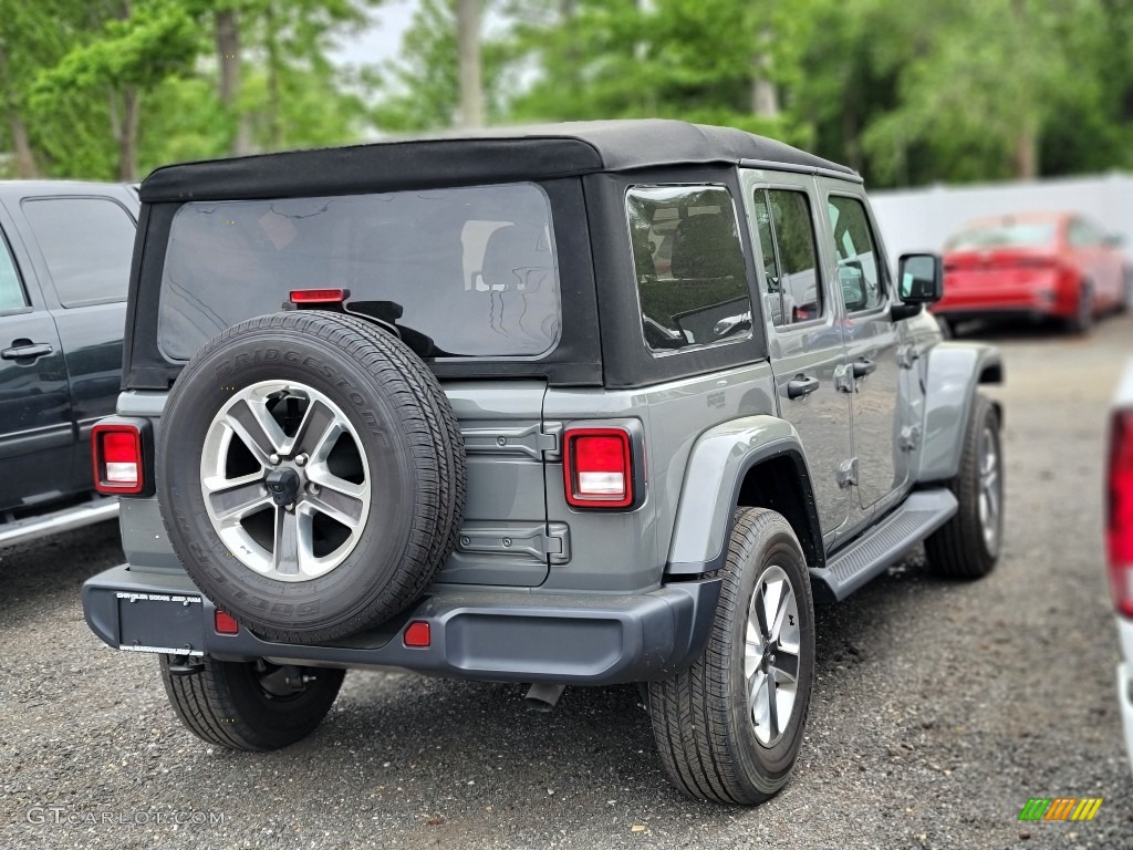 2020 Wrangler Unlimited Sahara 4x4 - Billet Silver Metallic / Black photo #4