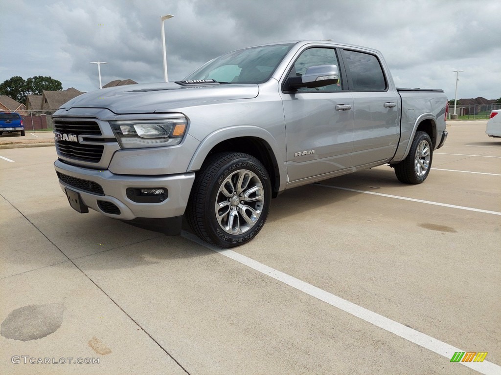 Billet Silver Metallic 2021 Ram 1500 Laramie Crew Cab 4x4 Exterior Photo #142049251