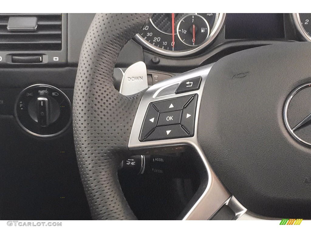 2018 Mercedes-Benz G 63 AMG designo Black Steering Wheel Photo #142049422