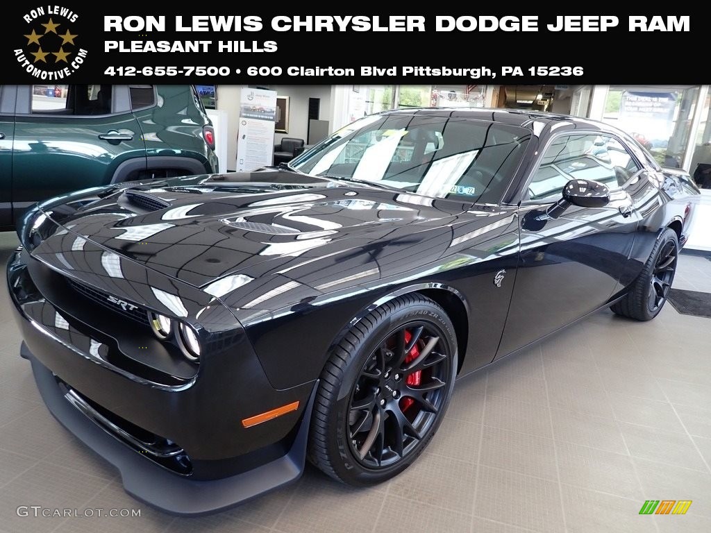 2015 Challenger SRT Hellcat - Pitch Black / Black photo #1