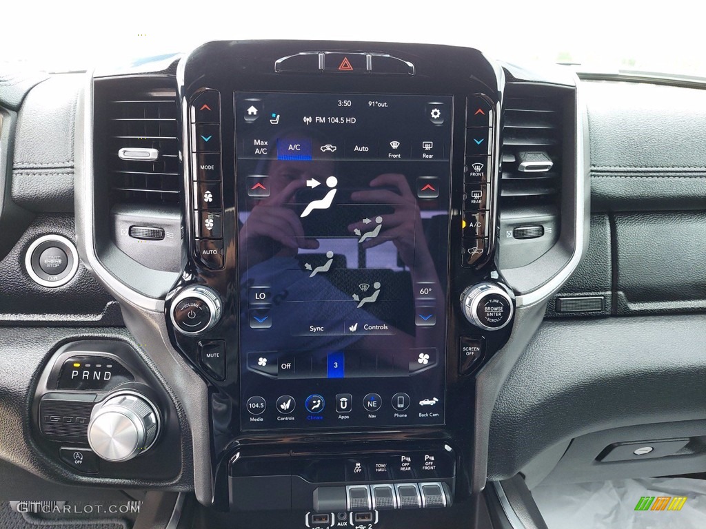 2021 Ram 1500 Laramie Crew Cab 4x4 Controls Photo #142049599