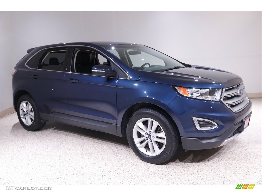 2017 Edge SEL AWD - Blue Jeans Metallic / Ebony photo #1