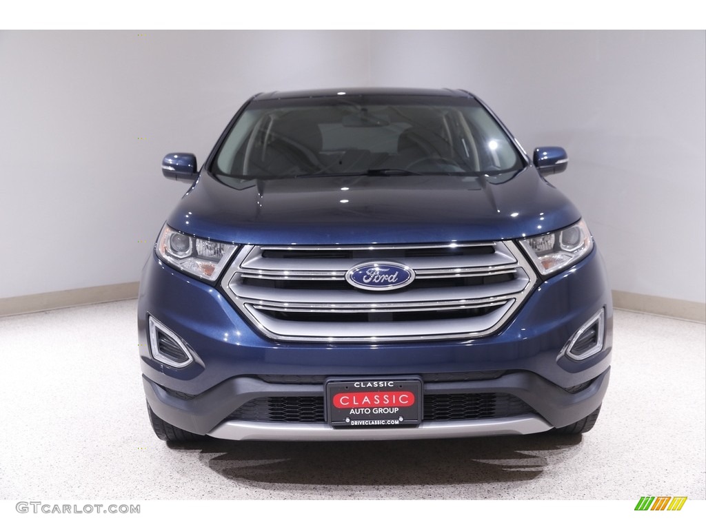 2017 Edge SEL AWD - Blue Jeans Metallic / Ebony photo #2