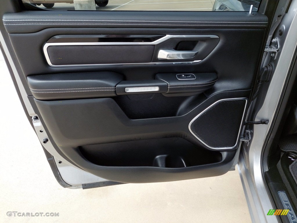 2021 Ram 1500 Laramie Crew Cab 4x4 Black Door Panel Photo #142049739
