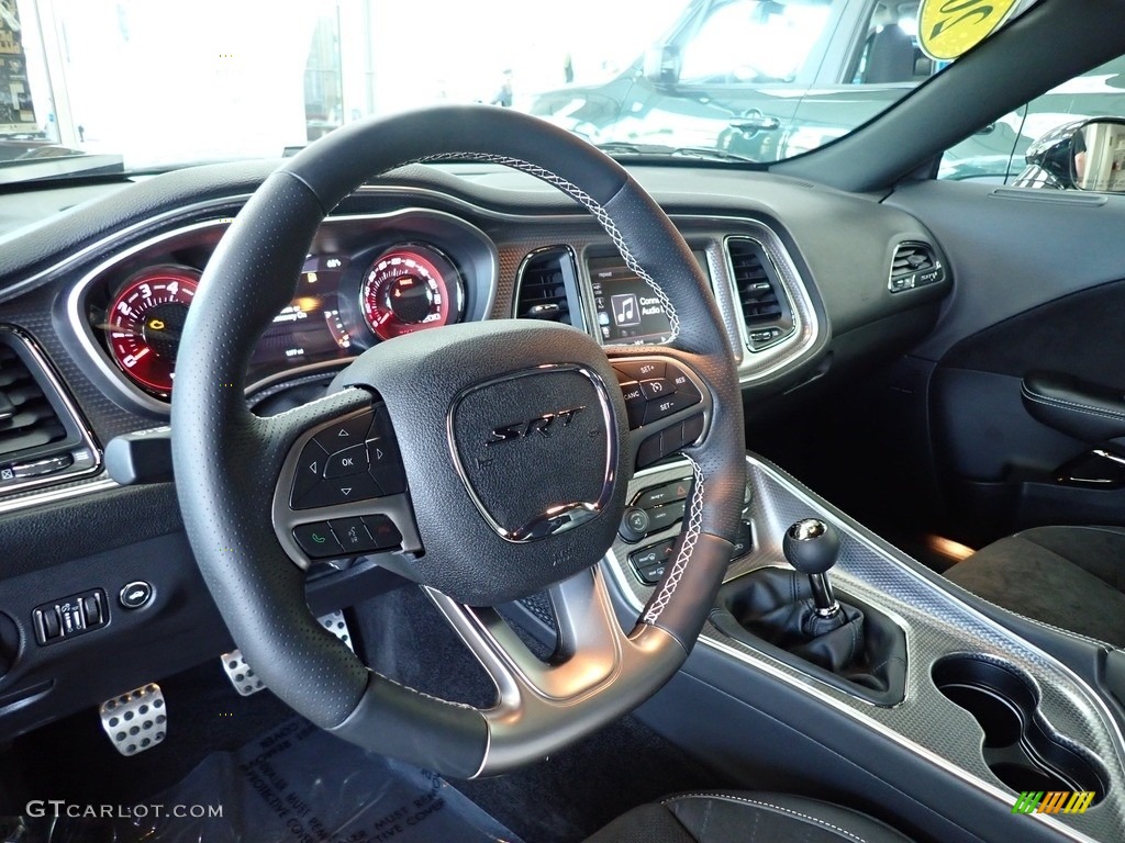 2015 Dodge Challenger SRT Hellcat Black Dashboard Photo #142049743