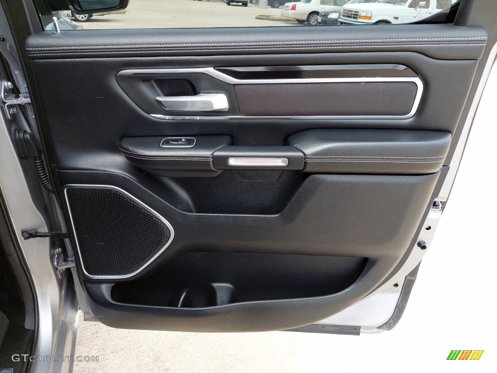 2021 Ram 1500 Laramie Crew Cab 4x4 Black Door Panel Photo #142049758