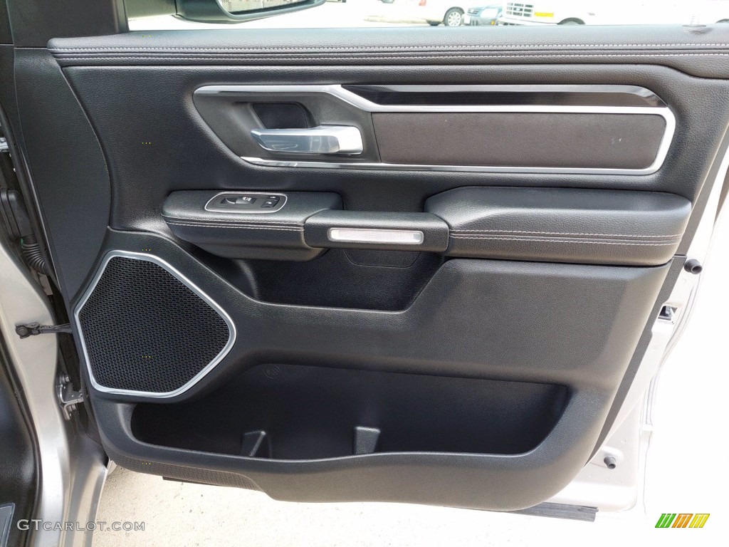 2021 Ram 1500 Laramie Crew Cab 4x4 Black Door Panel Photo #142049800