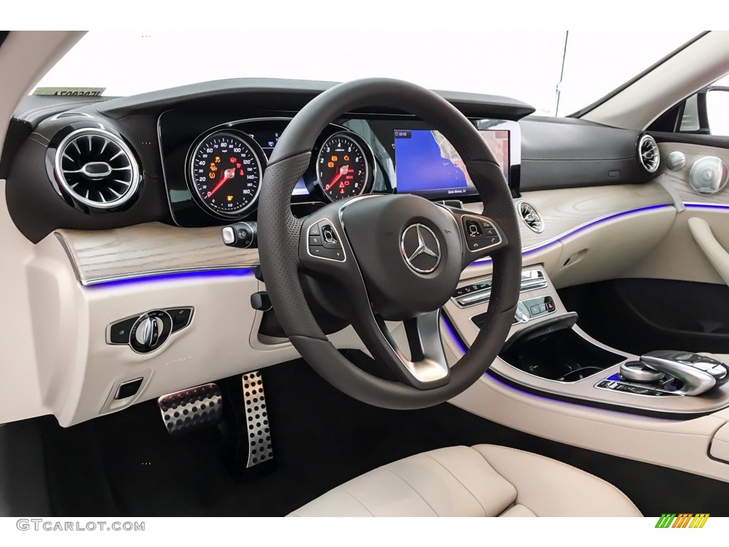 Macchiato Beige/Espresso Brown Interior 2018 Mercedes-Benz E 400 Coupe Photo #142049977