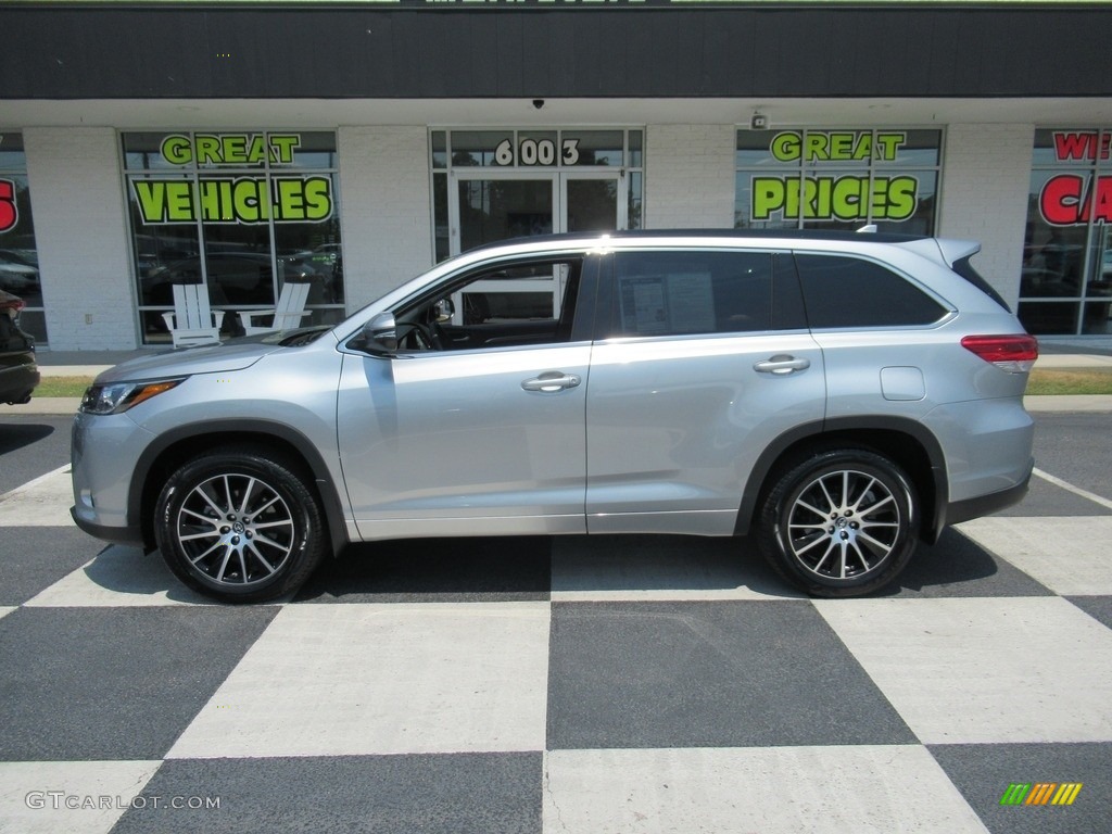 2018 Highlander SE AWD - Celestial Silver Metallic / Black photo #1