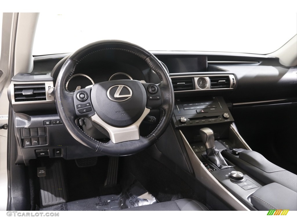 2016 Lexus IS 300 AWD Black Dashboard Photo #142051730
