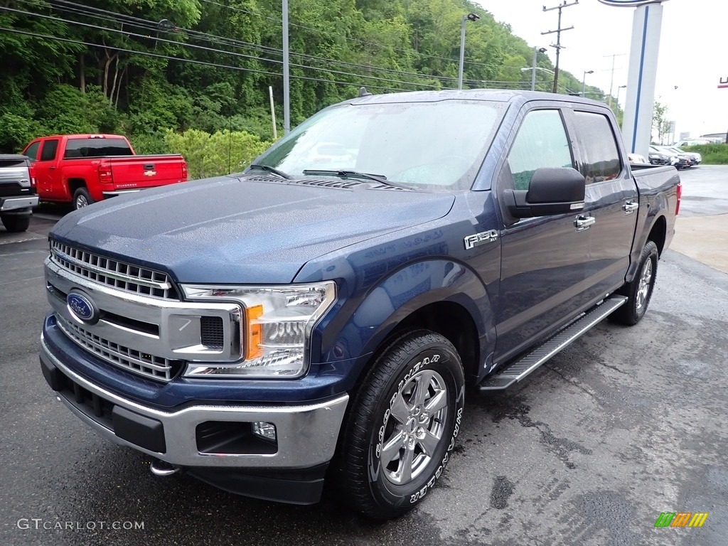 Blue Jeans 2019 Ford F150 XLT SuperCrew 4x4 Exterior Photo #142052789