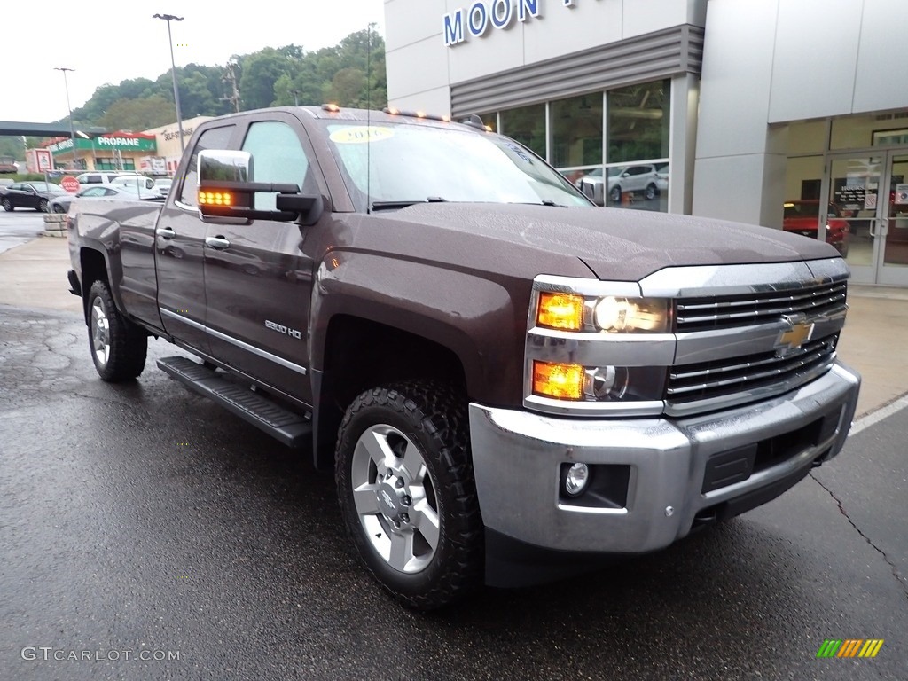 Autumn Bronze Metallic 2016 Chevrolet Silverado 2500HD LTZ Double Cab 4x4 Exterior Photo #142052972