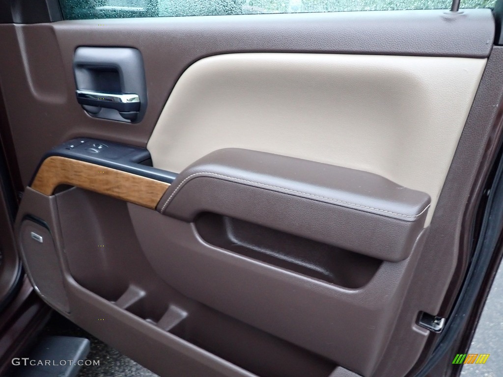 2016 Chevrolet Silverado 2500HD LTZ Double Cab 4x4 Cocoa/Dune Door Panel Photo #142052990