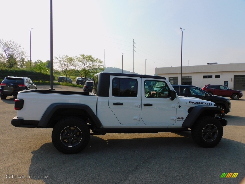 2021 Gladiator Rubicon 4x4 - Bright White / Black photo #4