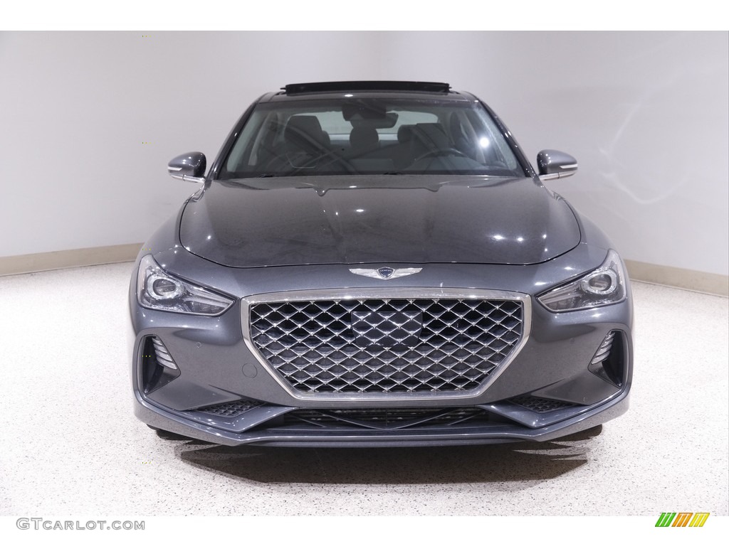 2019 Genesis G70 AWD - Himalayan Gray / Black photo #2