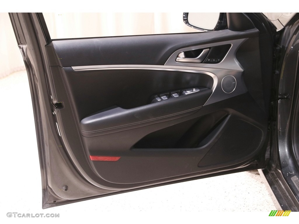 2019 Hyundai Genesis G70 AWD Black Door Panel Photo #142053542