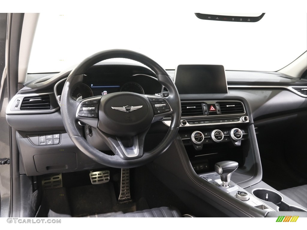 2019 Genesis G70 AWD - Himalayan Gray / Black photo #6