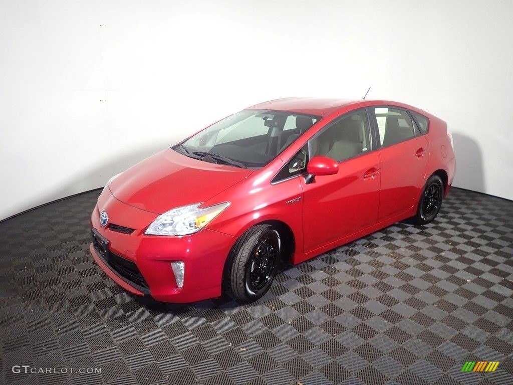 2014 Prius Two Hybrid - Barcelona Red Metallic / Dark Gray photo #8