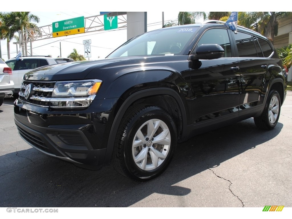 Deep Black Pearl 2018 Volkswagen Atlas S Exterior Photo #142054817