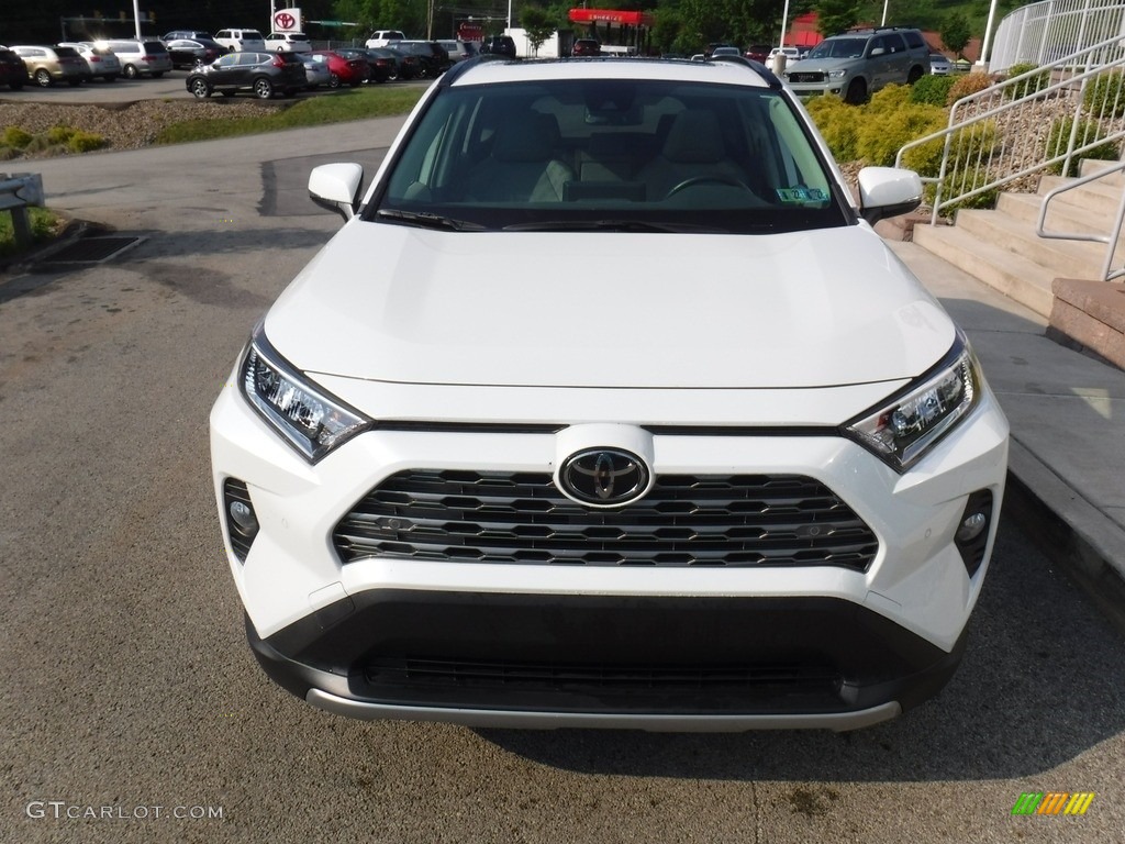 2019 RAV4 Limited AWD - Blizzard White Pearl / Light Gray photo #15