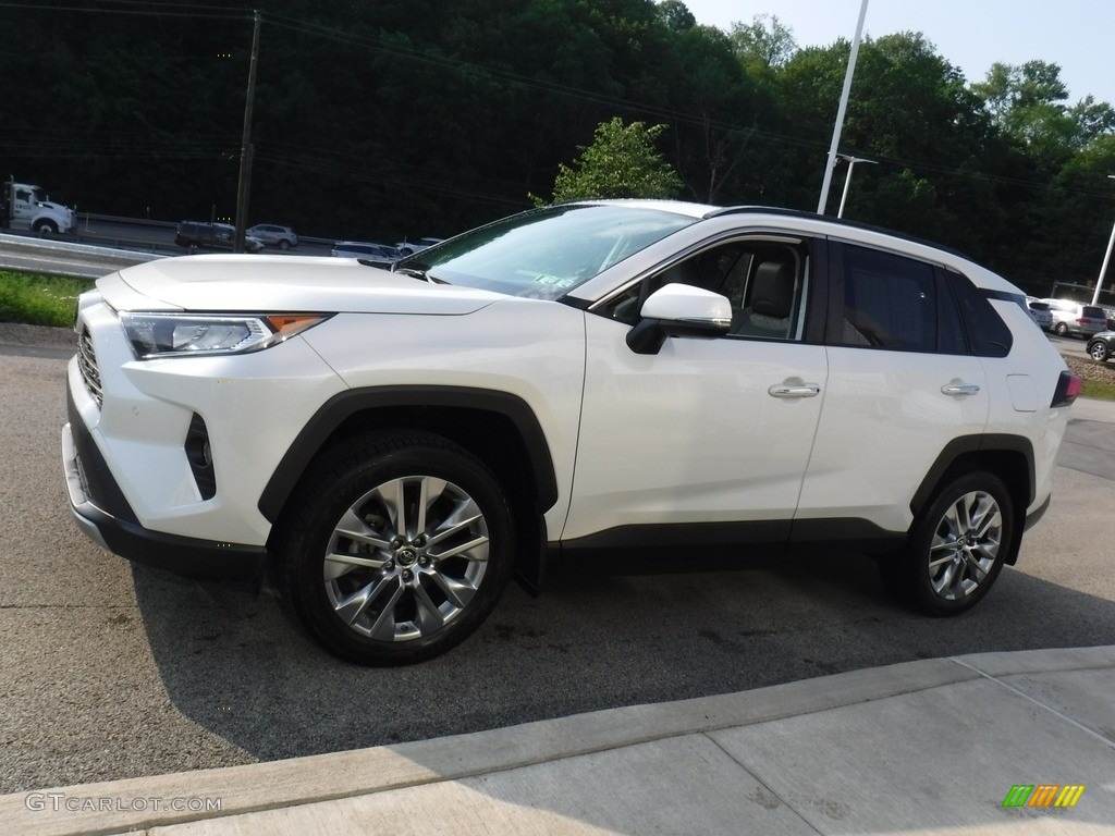 2019 RAV4 Limited AWD - Blizzard White Pearl / Light Gray photo #17