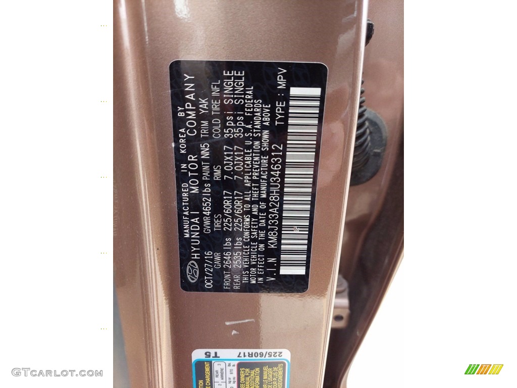 2017 Tucson Eco - Mojave Sand / Beige photo #30