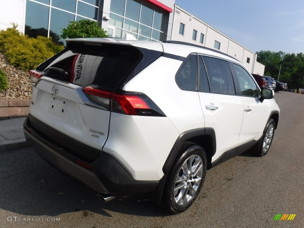 2019 RAV4 Limited AWD - Blizzard White Pearl / Light Gray photo #19