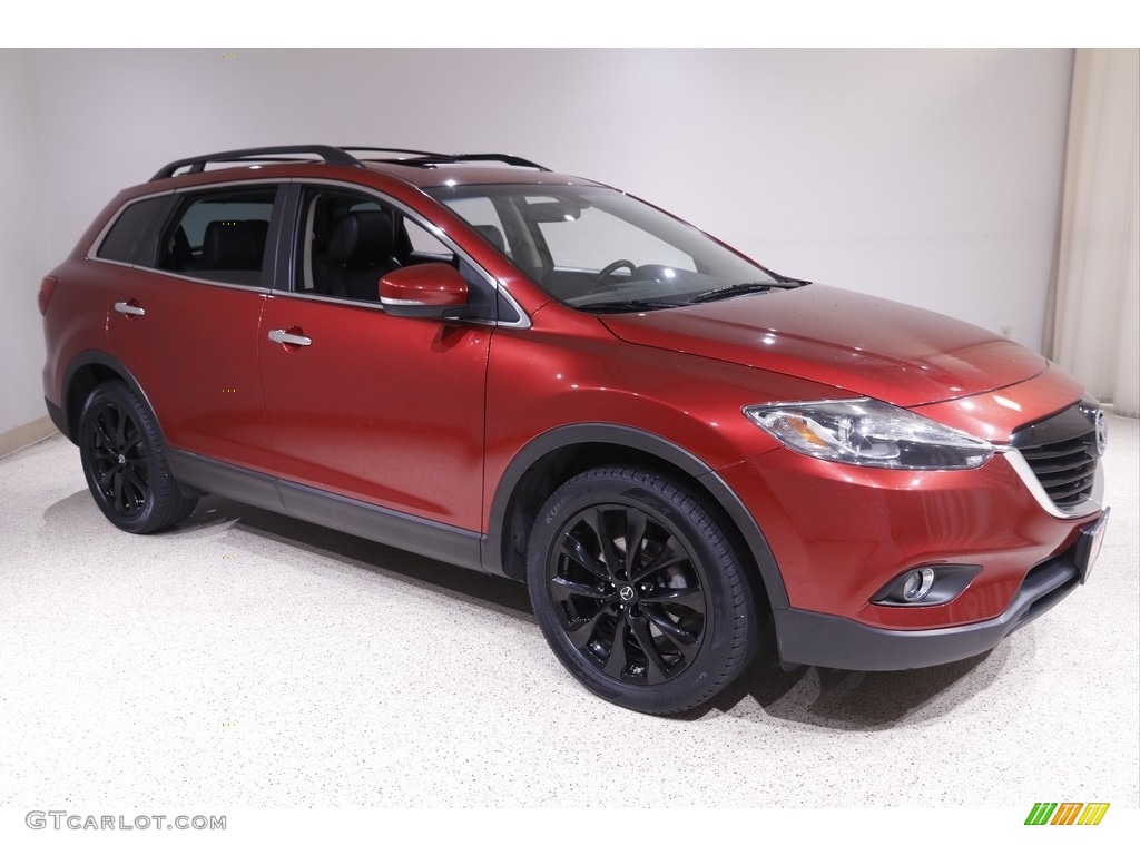 2015 CX-9 Grand Touring AWD - Zeal Red Mica / Black photo #1