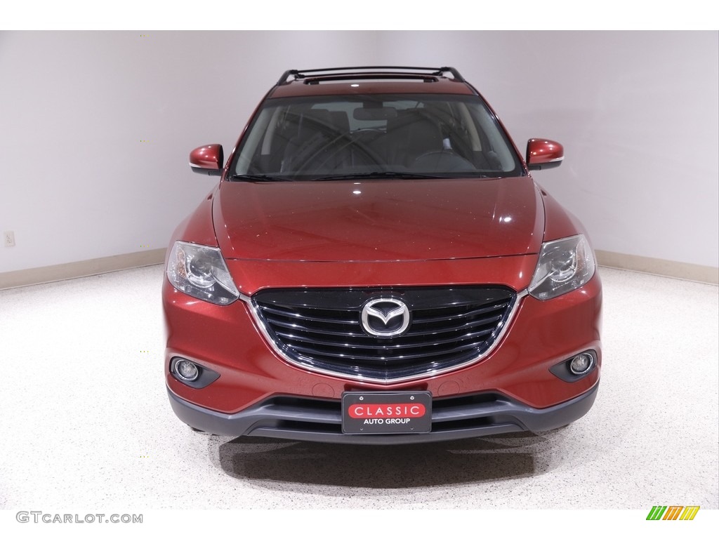 2015 CX-9 Grand Touring AWD - Zeal Red Mica / Black photo #2