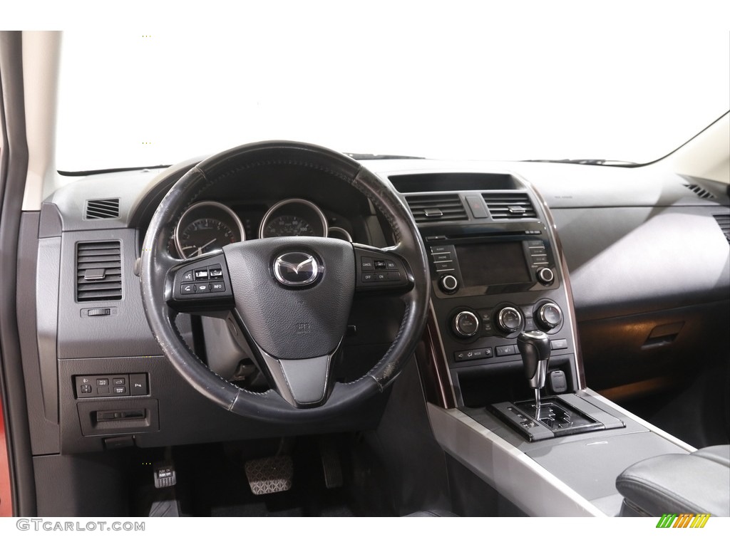 2015 Mazda CX-9 Grand Touring AWD Black Dashboard Photo #142055159
