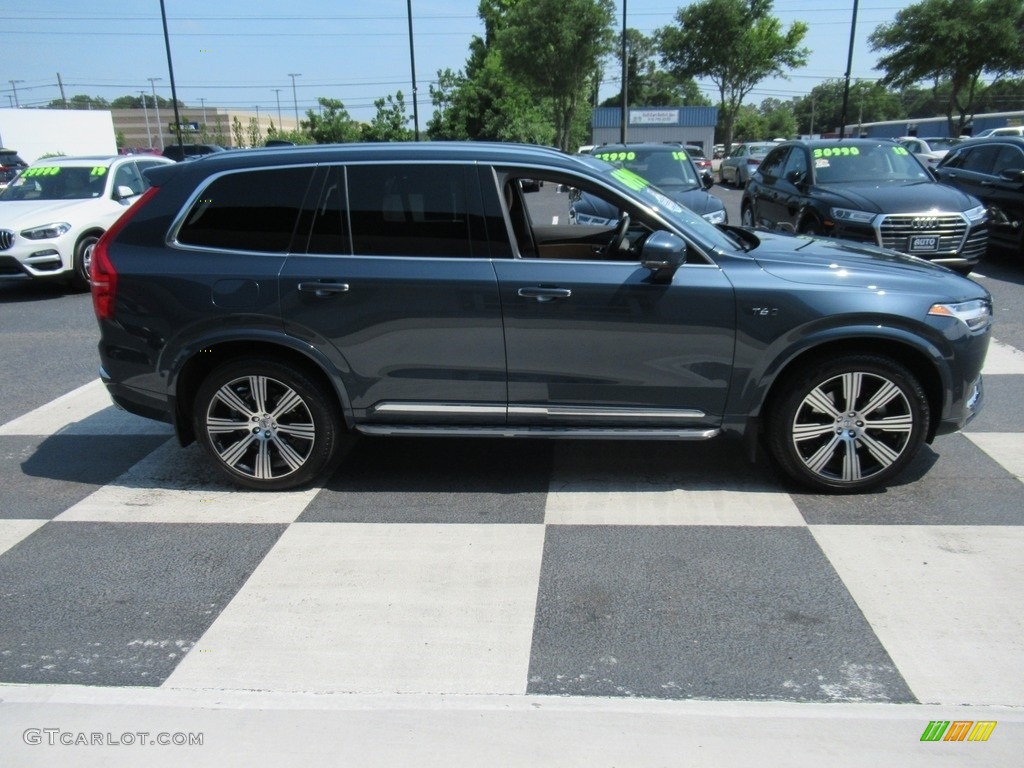 2021 XC90 T6 AWD Inscription - Denim Blue Metallic / Amber/Charcoal photo #3