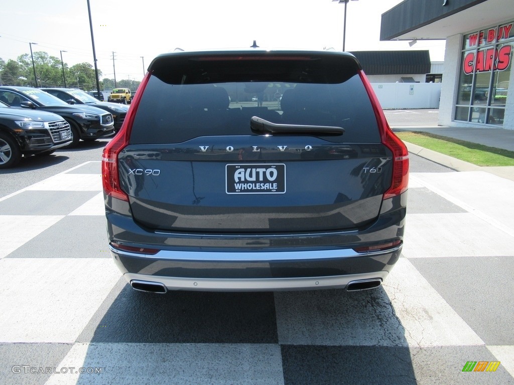 2021 XC90 T6 AWD Inscription - Denim Blue Metallic / Amber/Charcoal photo #4