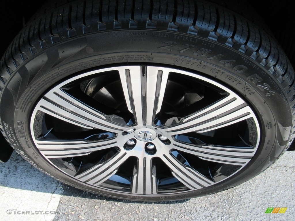 2021 XC90 T6 AWD Inscription - Denim Blue Metallic / Amber/Charcoal photo #7